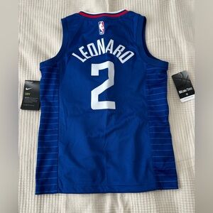 Nike LA Clippers Basketball ‘LEONARD’ Jersey - Fits Like Women’s XS